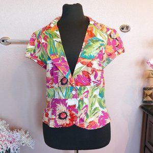 Courtenay Floral Blazer - Size 6
